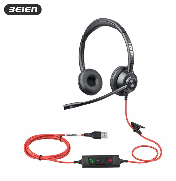 Comfortable Noise Cancelling Headset With Mic For Work factory