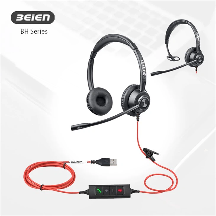 Headset Peredam Kebisingan Nyaman Dengan Mikrofon Untuk Bekerja