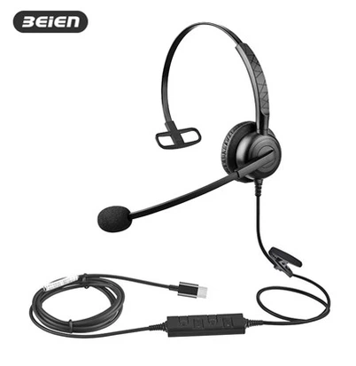 Headset USB-C Mono untuk Call Center