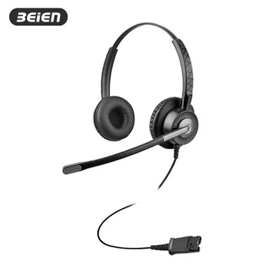 Headset Telinga Ganda QD Terbaik Dengan Mikrofon Putus Cepat