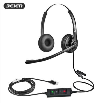 Headset Dual ENC Type-C untuk Bisnis