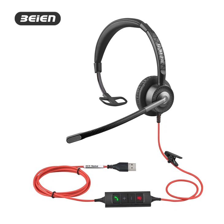 Headset headband USB mono